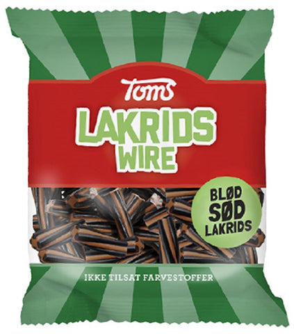 Toms Lakrids Wire 80g - Scandinavian Goods