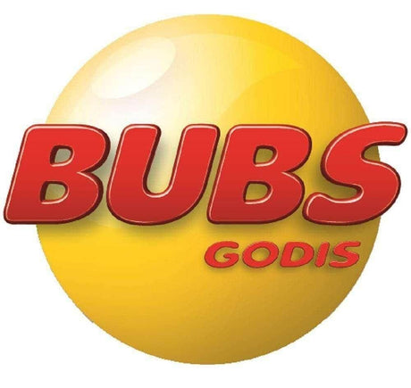Bubs Godis Hallonlakritsskalle 90g - Scandinavian Goods