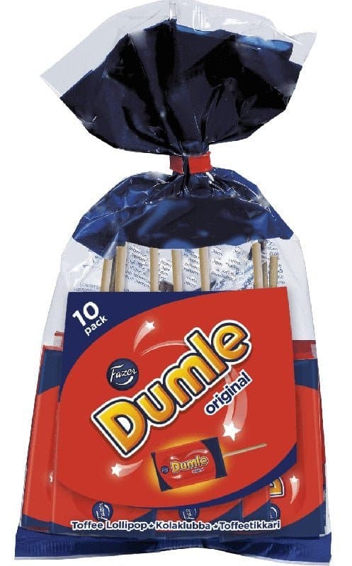 Fazer Dumle Lollipop 100g, 12-Pack - Scandinavian Goods