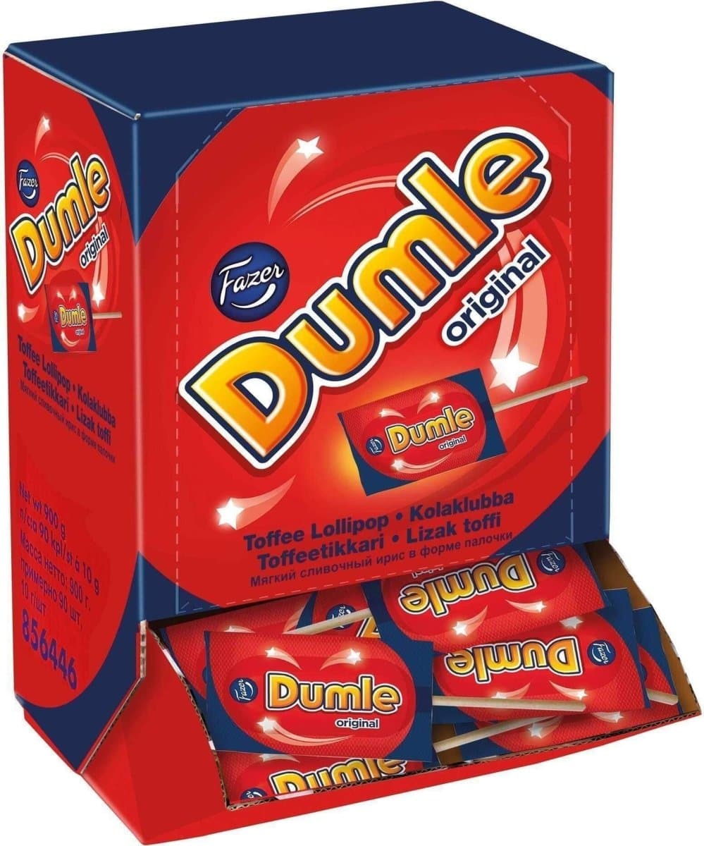 Fazer Dumle Lollipop 10g, 90-Pack - Scandinavian Goods