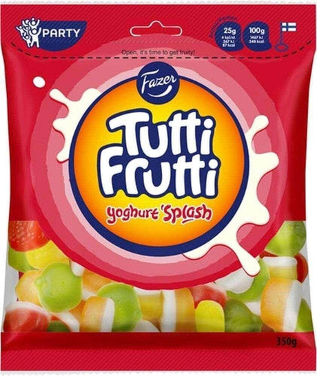 Fazer Tutti Frutti Yoghurt Splash 350g - Scandinavian Goods