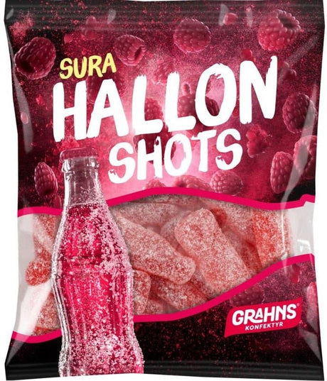 Grahns Sura Hallonshots 80g - Scandinavian Goods