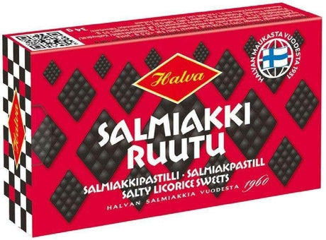 Halva Salmiakkiruutu 34g, 30-Pack - Scandinavian Goods