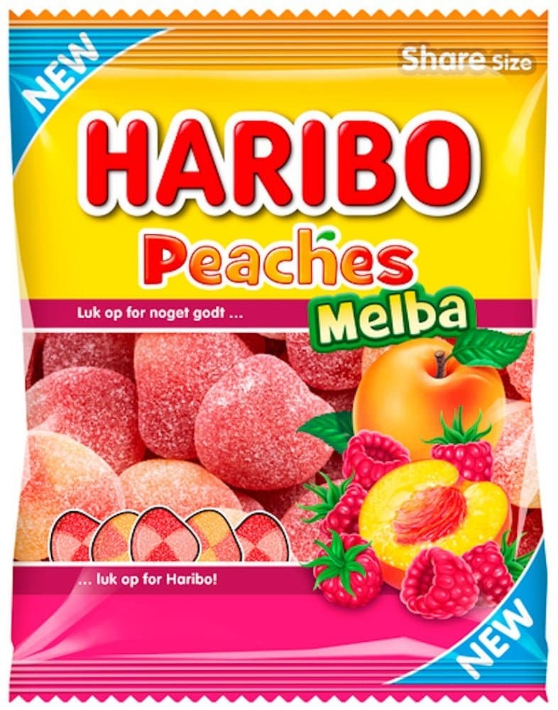 Haribo Peaches Melba 120g - Scandinavian Goods