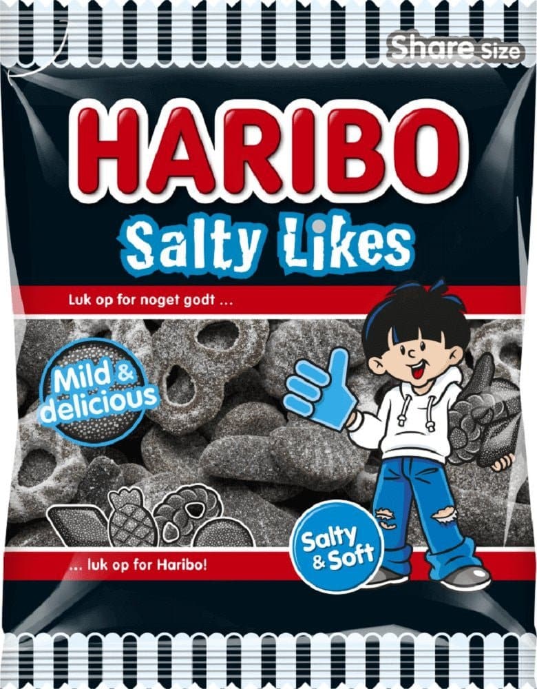Haribo Salty Likes 160g - Scandinavian Goods