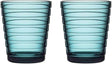 Iittala Aino Aalto tumbler 22 cl, sea blue, 2 pcs - Scandinavian Goods