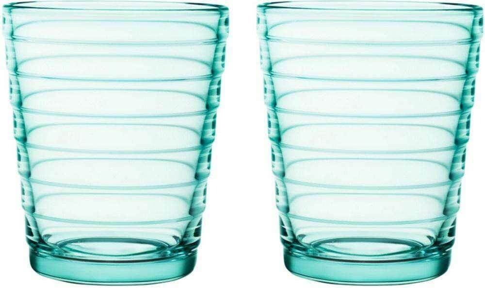 Iittala Aino Aalto tumbler 22 cl, water green, 2 pcs - Scandinavian Goods