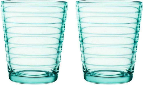 Iittala Aino Aalto tumbler 22 cl, water green, 2 pcs - Scandinavian Goods