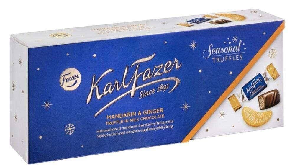Karl Fazer Mandarin & Ginger Truffle 270g, 6-Pack - Scandinavian Goods