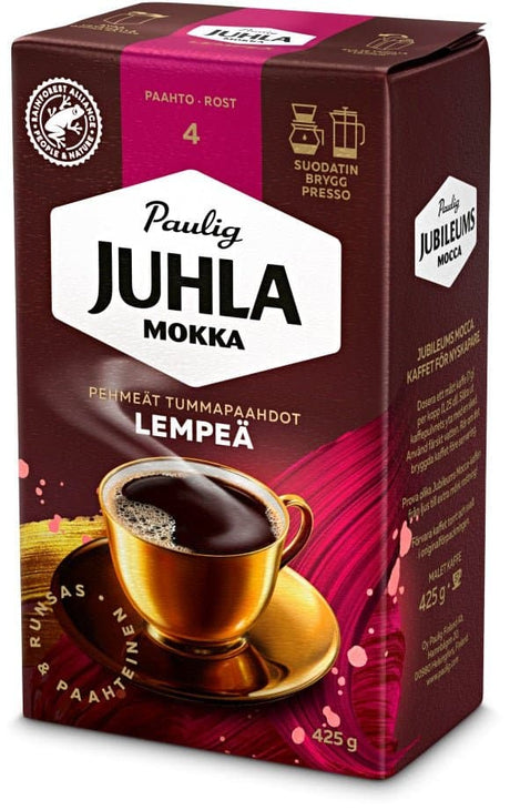 Paulig Juhla Mokka Lempeä Ground Coffee 425g - Scandinavian Goods