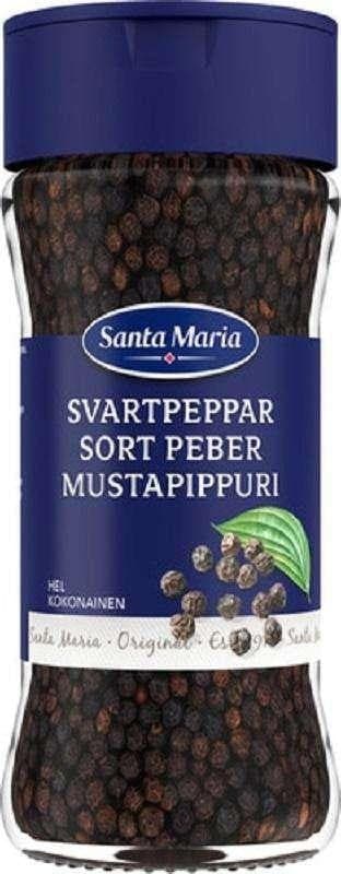 Santa Maria Black Pepper Whole 62g, 8-Pack - Scandinavian Goods
