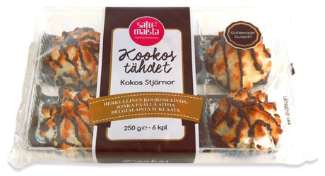 Satumaista Kookostähti 250g - Scandinavian Goods