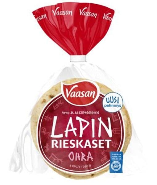 Vaasan Lapin Rieskaset, Ohra 260g - Scandinavian Goods