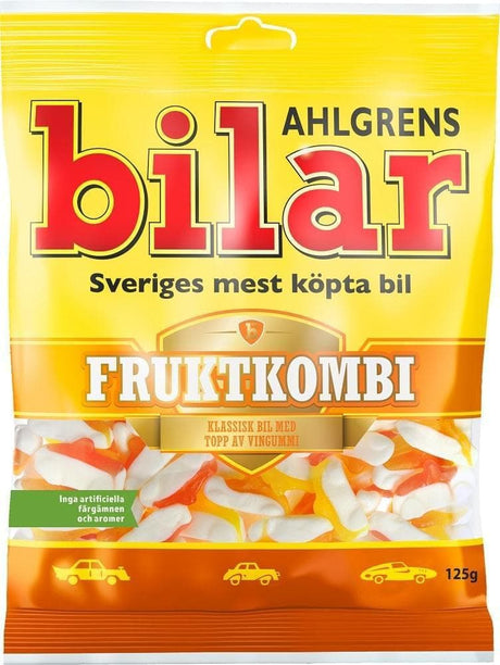 Ahlgrens Bilar Fruktkombi 125g - Scandinavian Goods