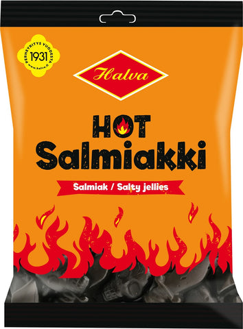 Halva Hot Salmiakki 160g - Scandinavian Goods