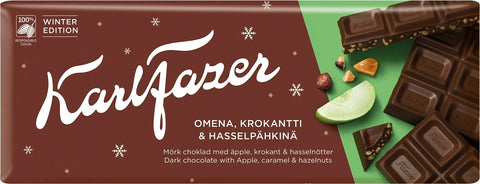 Karl Fazer Apple, Caramel & Hazelnut 200g, 10-Pack - Scandinavian Goods