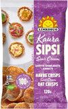 Linkosuo Sour Cream Oat Crisps 120g, 10-Pack - Scandinavian Goods