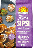 Linkosuo Sour Cream Rye Crisps 150g, 10-Pack - Scandinavian Goods
