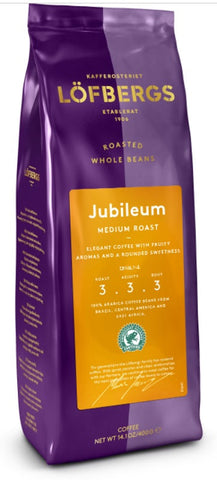 Löfbergs Jubileum Coffee Beans 400g, 6-Pack - Scandinavian Goods