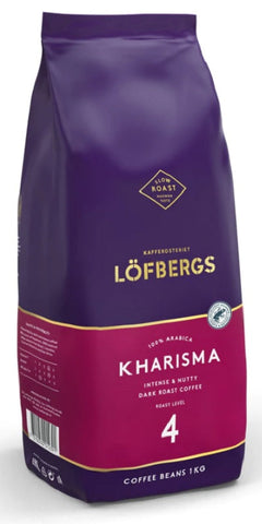 Löfbergs Kharisma Coffee Beans 1 kg, 4-Pack - Scandinavian Goods