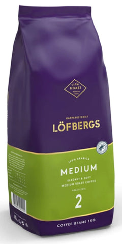 Löfbergs Medium Roast Coffee Beans 1 kg - Scandinavian Goods