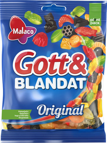 Malaco Gott & Blandat Original 160g, 14-Pack - Scandinavian Goods