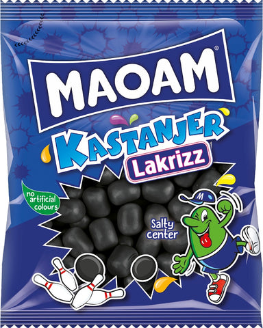 Maoam Kastanjer Lakrizz 120g - Scandinavian Goods