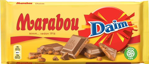 Marabou Daim Milk Chocolate 200g, 10-Pack - Scandinavian Goods