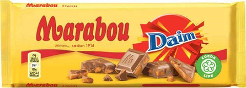 Marabou Daim Mjölkchoklad 100g, 23-Pack - Scandinavian Goods