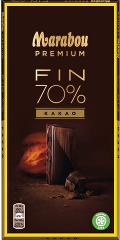 Marabou Premium 70% Cocoa 100g, 20-Pack - Scandinavian Goods