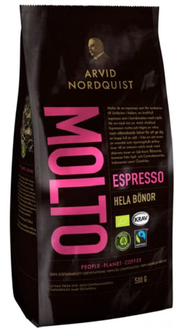Molto Espresso Beans 500g, 6-Pack - Scandinavian Goods