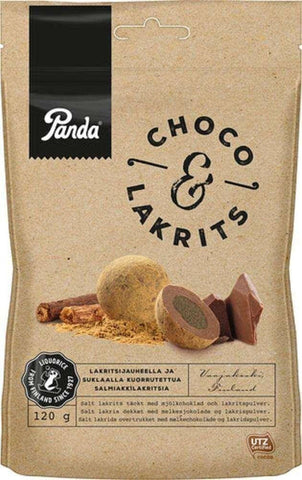 Panda Choco & Lakrits 120g, 14-Pack - Scandinavian Goods