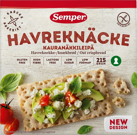 Semper Havreknäcke 215g, 12-Pack - Scandinavian Goods