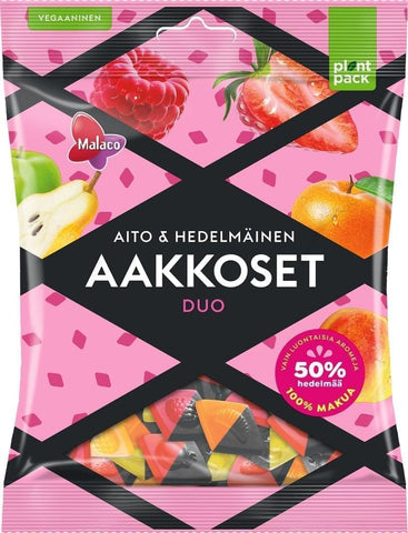 Aakkoset Aito & Hedelmäinen Duo 230g, 10-Pack - Scandinavian Goods