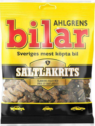 Ahlgrens Bilar Saltlakrits 130g - Scandinavian Goods