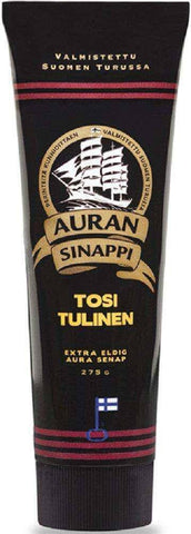 Auran Extra Hot Mustard 275g - Scandinavian Goods