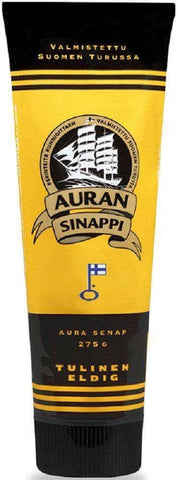 Auran Hot Mustard 275g - Scandinavian Goods