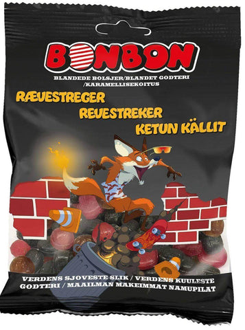 BonBon Rævestreger 170g - Scandinavian Goods
