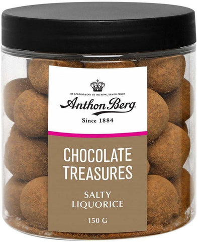 Chocolate Treasures Salty Liquorice 150g - Scandinavian Goods