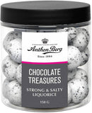 Chocolate Treasures Strong & Salty Liquorice 150g - Scandinavian Goods
