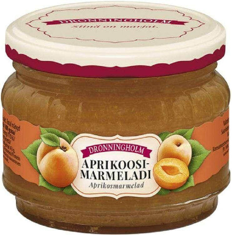 Dronningholm Apricot Marmalade 330g, 8-Pack - Scandinavian Goods