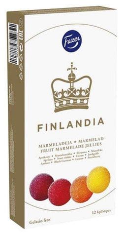 Fazer Finlandia Fruit Jellies 260g, 7-Pack - Scandinavian Goods