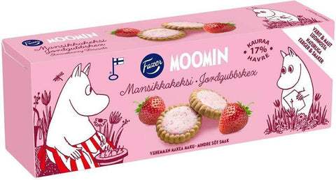 Moomin Strawberry Biscuit 125g - Scandinavian Goods