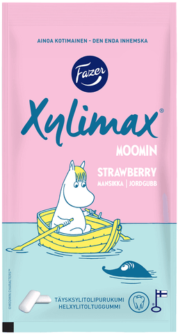 Moomin Strawberry Chewing Gum 38g - Scandinavian Goods