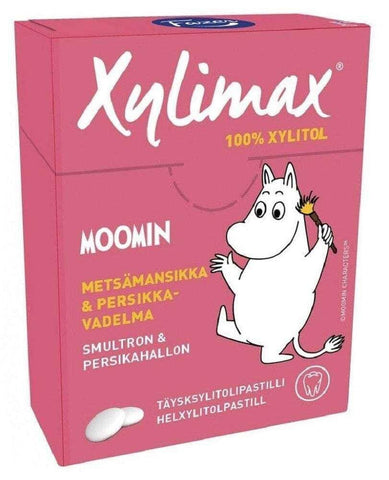 Moomin Fruit Xylitol Pastilles 55g, 18-Pack - Scandinavian Goods