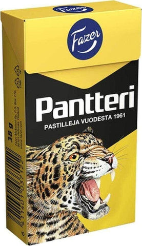 Fazer Pantteri Pastilles 38g, 20-Pack - Scandinavian Goods