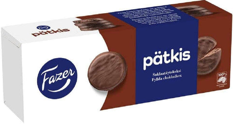 Fazer Pätkis Chocolate Biscuits 142g, 10-Pack - Scandinavian Goods