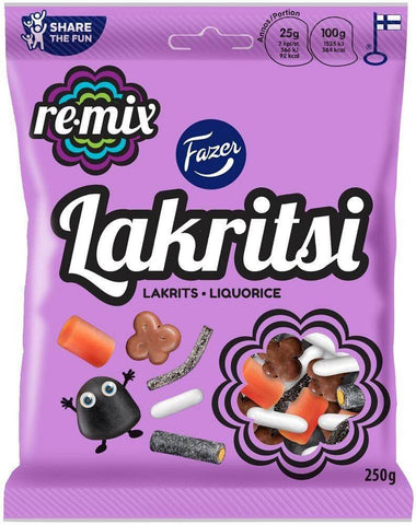 Fazer Remix Lakritsi 250g - Scandinavian Goods