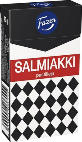 Fazer Salmiakki Pastilles 40g - Scandinavian Goods