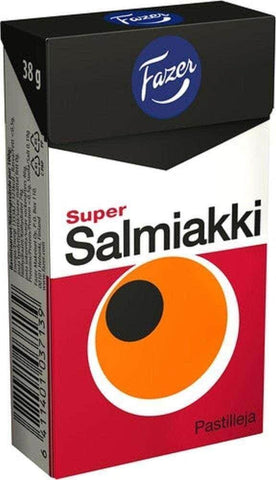 Fazer Super Salmiakki Pastilles 38g - Scandinavian Goods